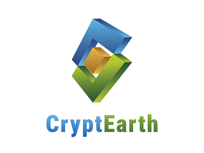 CryptEarth air blockchain branding business climate company crypto cryptocurrencies cryptocurrency earth eco ecological ecology logo nft solar energy sun sustainability sustainable wind