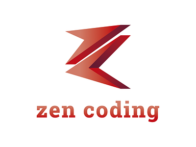 Zen Coding branding business code coding company computer computers hi tech high technology it logo programmer programmers programming zen