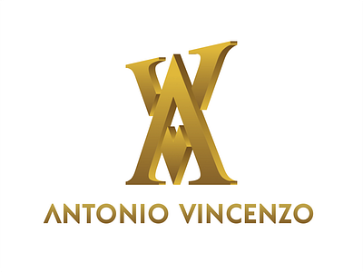 Antonio Vincenzo boutique branding business clothes clothing company italian italy logo luxurious luxury men menswear suit suits