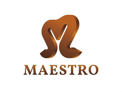 Maestro branding business classical music company logo maestro music musical instrument musician musicians orchestra string strings violin violins