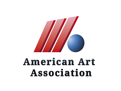 American Art Association america art artist artists branding culture institution logo us usa
