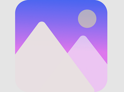 IOS Weather App icon app branding design logo minimal ui ux
