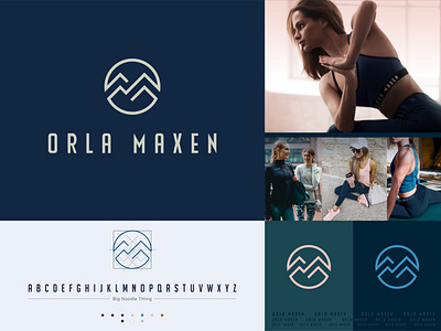 Orla Maxen branding design graphic design logo