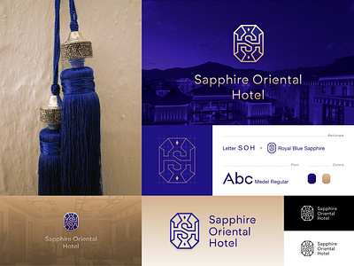 Sapphire Oriental Hotel branding design graphic design logo minimal