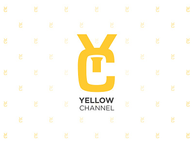 Yellow Channel Logo branding design identity logo