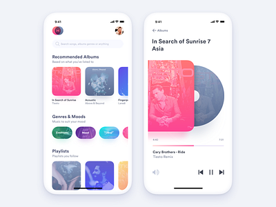 Music Player apple music itunes audio daily ui ui challange music player spotify ui ux