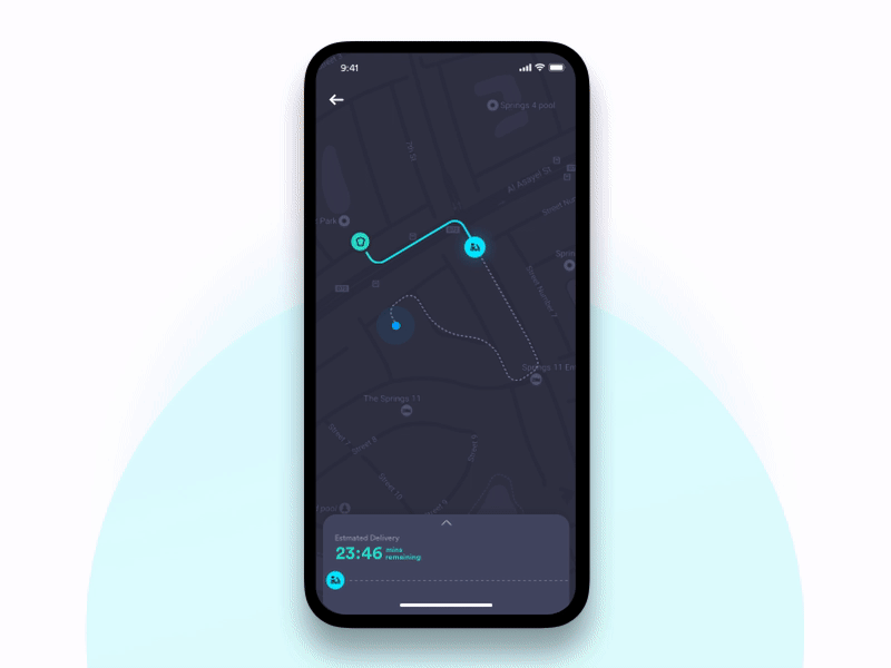 Daily UI - Order tracker interaction