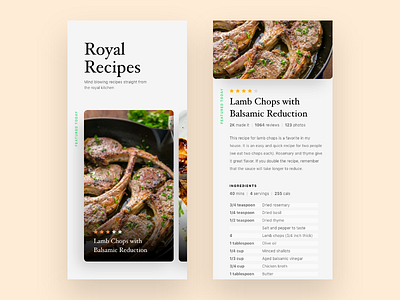 Royal Recipes