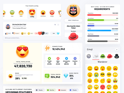 Altling UI & Design Kit branding design emoji icons ui ui kit ux
