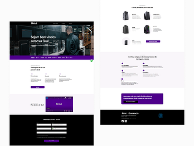 Skul | Landing Page branding design desktop graphic design landing page ui ux web
