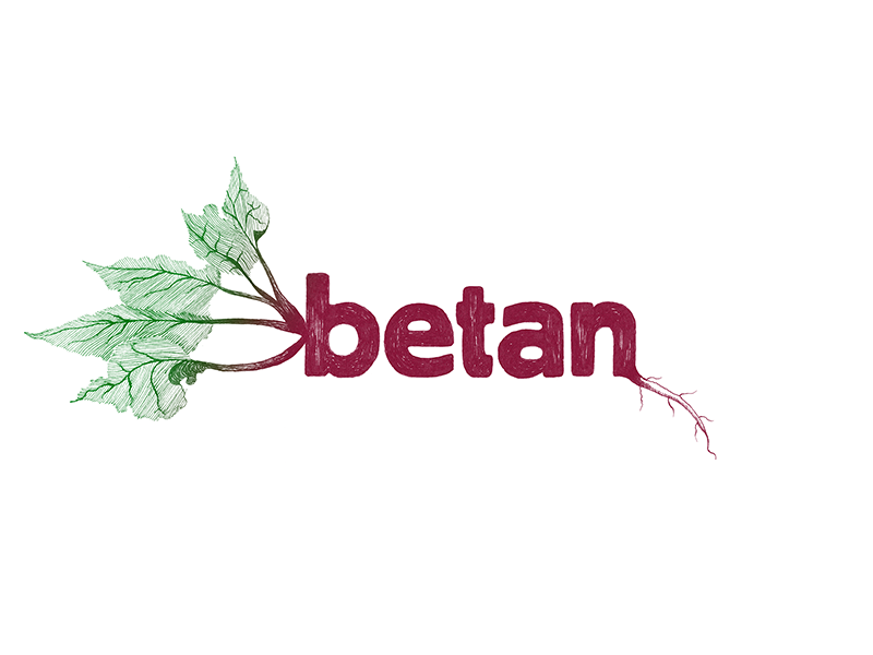 Logo for vegetarian restaurant in Stockholm logo logotype illustration restaurant vegetarian beet