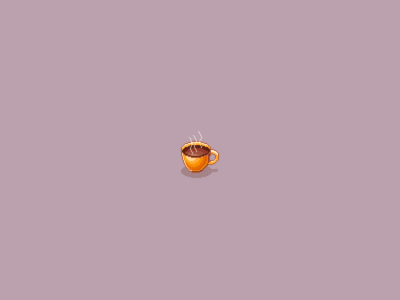 Pixel coffee cup animation animation gif cup coffee graphics pixelart art pixel