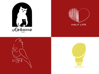 Flat minimalist logos. branding company design flat graphic design illustration logo minimalist vector