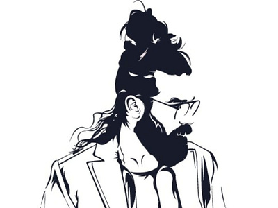 A minimalist vector of a man branding company design flat graphic design illustration logo minimalist silhouette vector