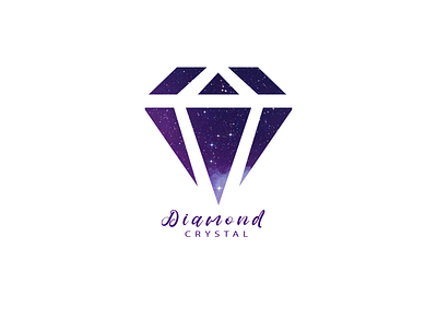 A feminine/flat logo of Diamond branding design diamond feminine flat graphic design illustration logo minimalist typography vector