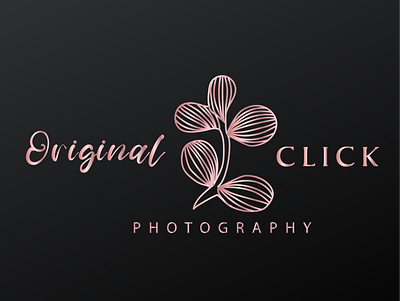 Feminine/Botanical logo for photographers botanical logo branding company design feminine logo graphic design illustration logo photographers typography vector