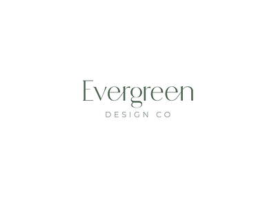 Evergren Design Co Branding branding design icon logo logo design typography