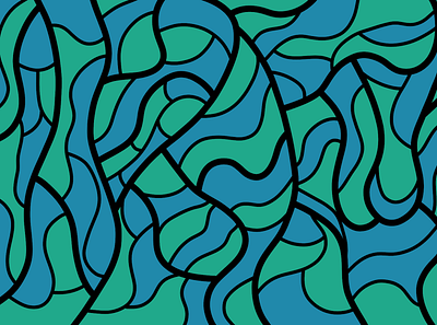 Sea background blue colorful digitalart green shapes wallpaper waves