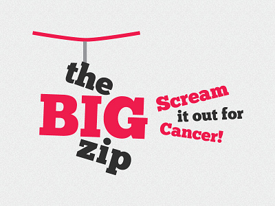 "The Big Zip" Logo branding charity logo design