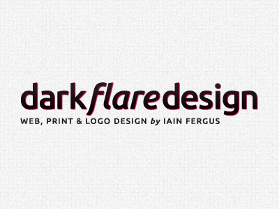 Dark Flare Logo Re-Design logo personal rebrand rebrand