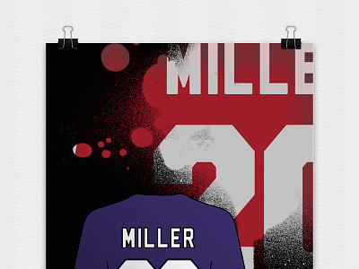 Drew Miller #20 Braehead Clan Poster braehead clan detroit red wings drew miller ice hockey nhl
