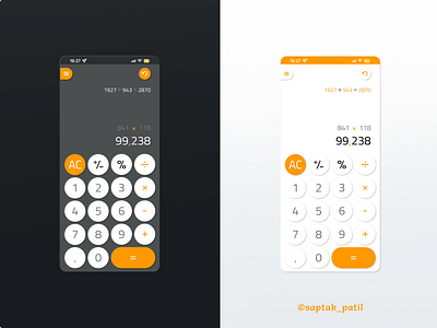 Calculator App | Calculator - DailyUI 004