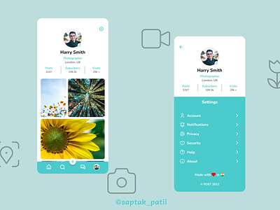 User Profile | Mobile App - DailyUI 006