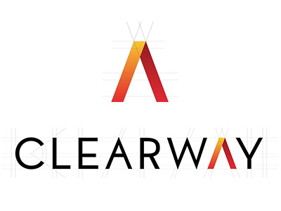 Clearway Wireless branding identity logo