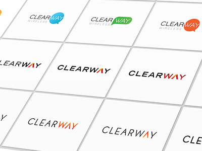 Clearway Logo Explorations branding identity logo