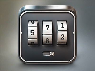 Combination Lock iOS Icon