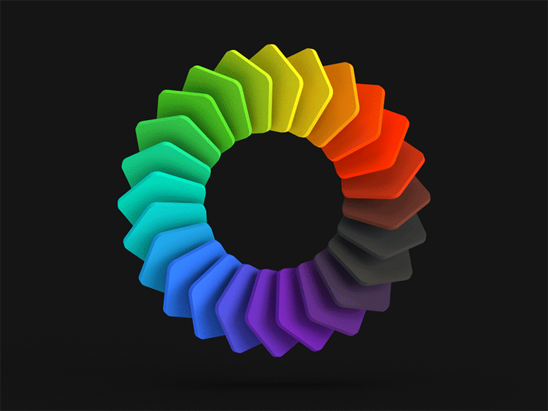 *** c4d cinema 4d circle gradient loop motion motiongraphics perfect loop redshift