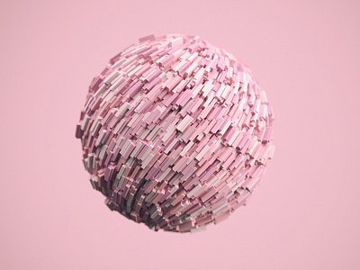 *** c4d cinema4d daily octane pink render sphere