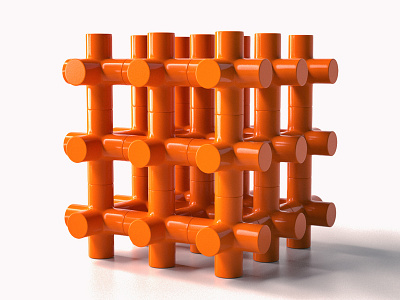 *** 3d c4d hexapod icon illustration pod redshift render thing