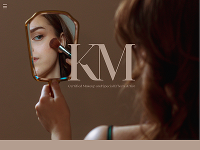 Website designed for Kira Marshall, Winnipeg MUA