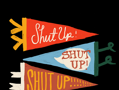 Shut Up! digital illustration illustration procreate