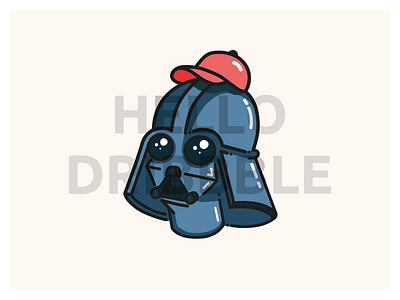 I am your Dribblebrother darthvader dribbble firstshot hellodribbble illustration starwars