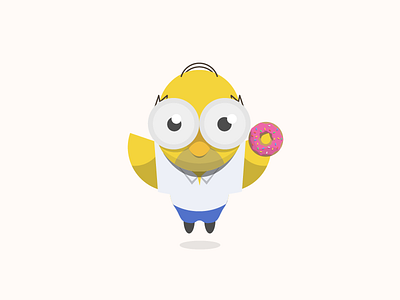 Homer | Owl collection #3 colors culture homer icon illustration owl superchouette pop show simpson