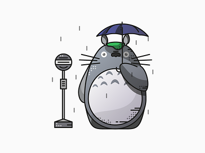 Totoro Icon culture gibli icon illustration movie pop superchouette totoro