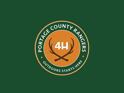 Portage County Rangers Logo V1 ekdesign88 logos