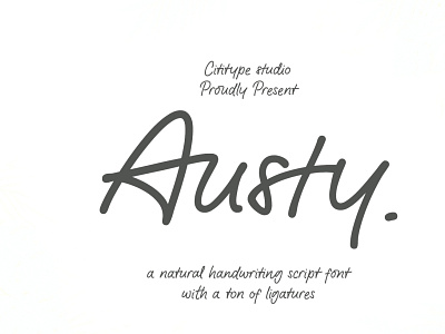 Austy Handwritten Script Font branding design digital signature fashion font graphic design handwriting handwritten illustration logo logotype packaging script signature style typography ui vector