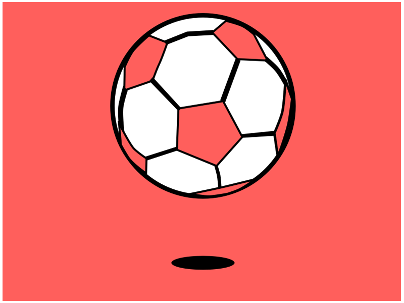 Soccer ball animation gif