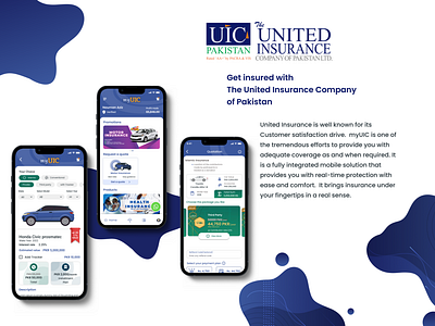 myUIC - An Insurance Application app best branding colorful design figma graphic design health illustration insurance logo travel ui vector vehicle