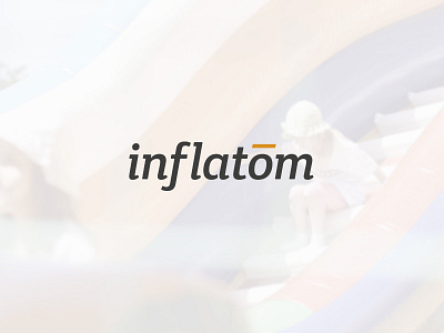 Inflatom Logo design clean detail logo sharp