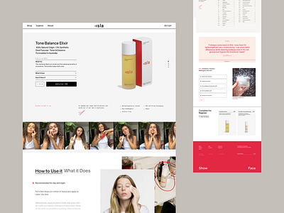 Isla – Product Page
