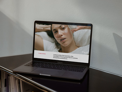 Isla – Complete Site bold desktop ecommerce homepage pink sansserif shop simple sitedesign swissstyle typography website
