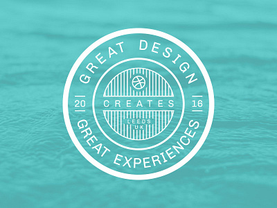 Great experiences clean debut design emblem typography