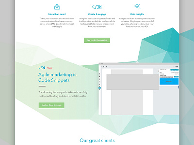 WIP website part 2 clean design illustration triangles ui ux web webdesign website