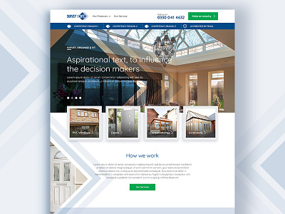Survey To Site Homepage blue concept design digital homepage ui ux web web design wip