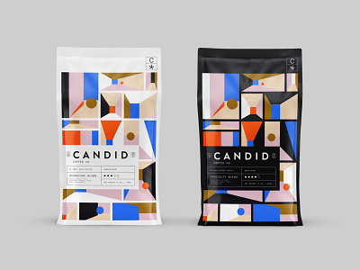 Packaging Design: Candid Coffee Co. brand identity branding branding design coffee coffee bag coffee brand coffee label coffee logo coffee package coffee packaging coffee shop espresso label label design logo design minimal packaging packaging design product branding product design
