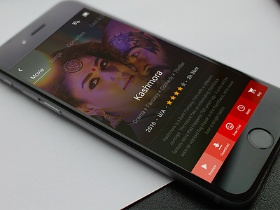 Movie Screen - Mobile App UI